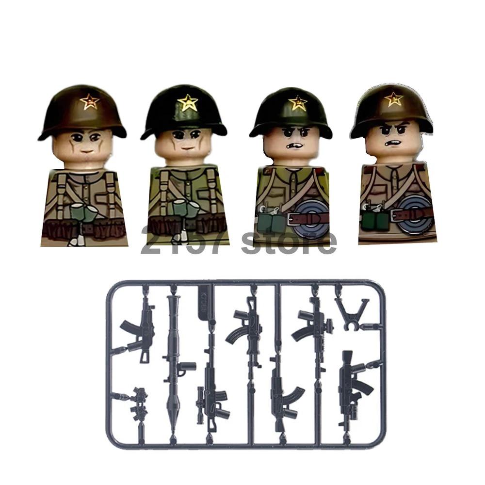 Military Soldier Figure Building Block Weapons Ranger Camouflage Vietnam War US Special Forces KSK Medical Bandit Thief Toy Gift