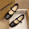Retro Mary Jane shoes women's autumn new with skirt shoes commuting light mouth small leather shoes