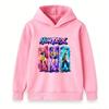 Kids Boys Girls Hoodie Cool Anime Character Printed Long Sleeve Casual Pullover Sweatshirt For Youth Daily Wear