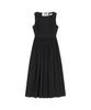 Visavi Cotton Tie Back Dress (Black)