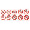 10pcs Do Not Sticker Do Not Use Hand Signs Self Adhesive Decal No Sign Labels Warning Sign Do Not Sticker