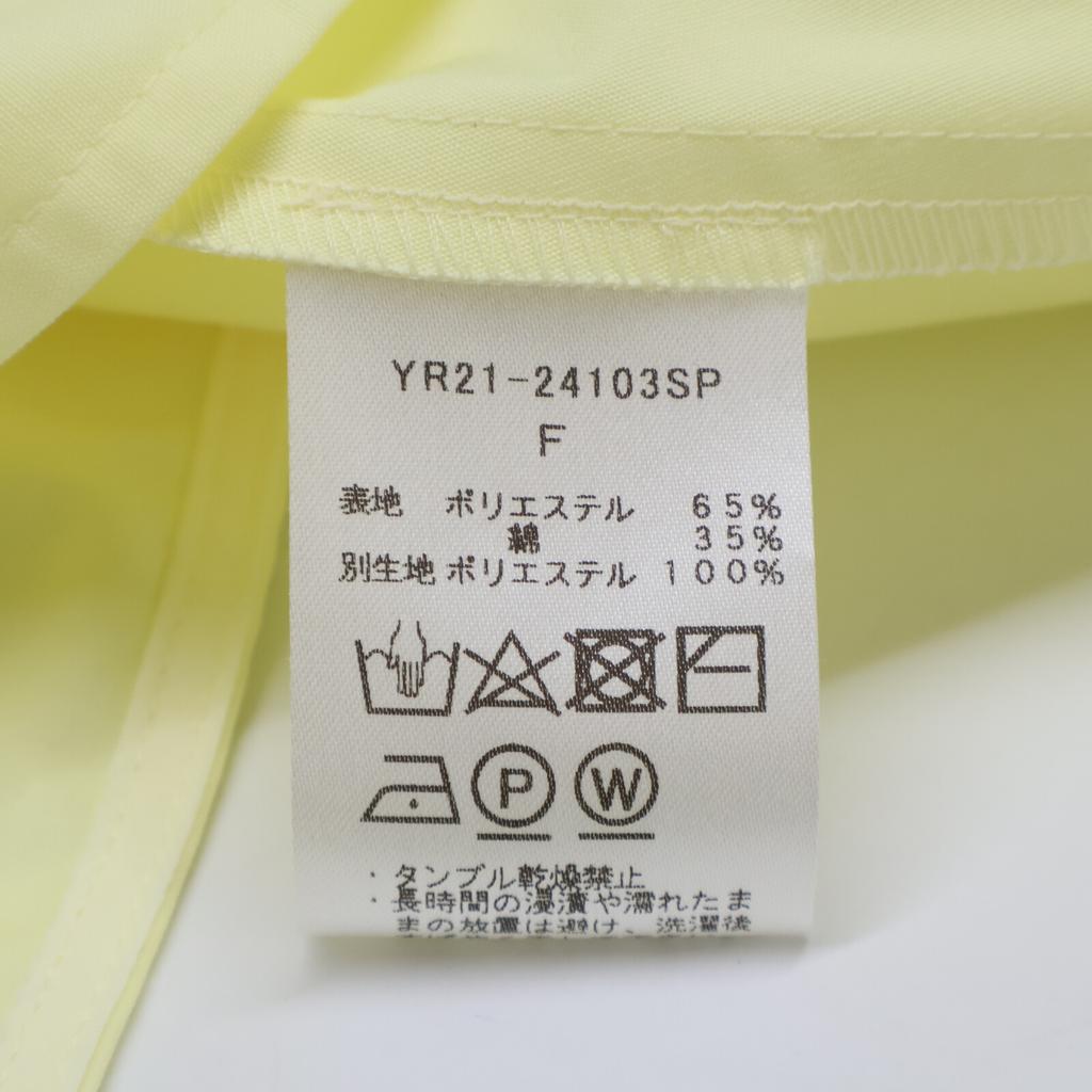 Yori [/24Stainless Steel] YR21-24103SP Tiered Blouse/ Tops F yellowUsed
