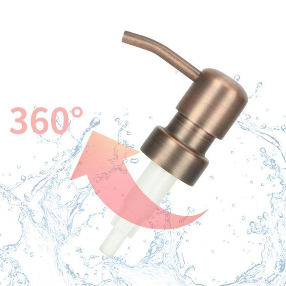 Praktischer Edelstahl-Drucktyp-Lotionspumpenkopf für den täglichen Gebrauch