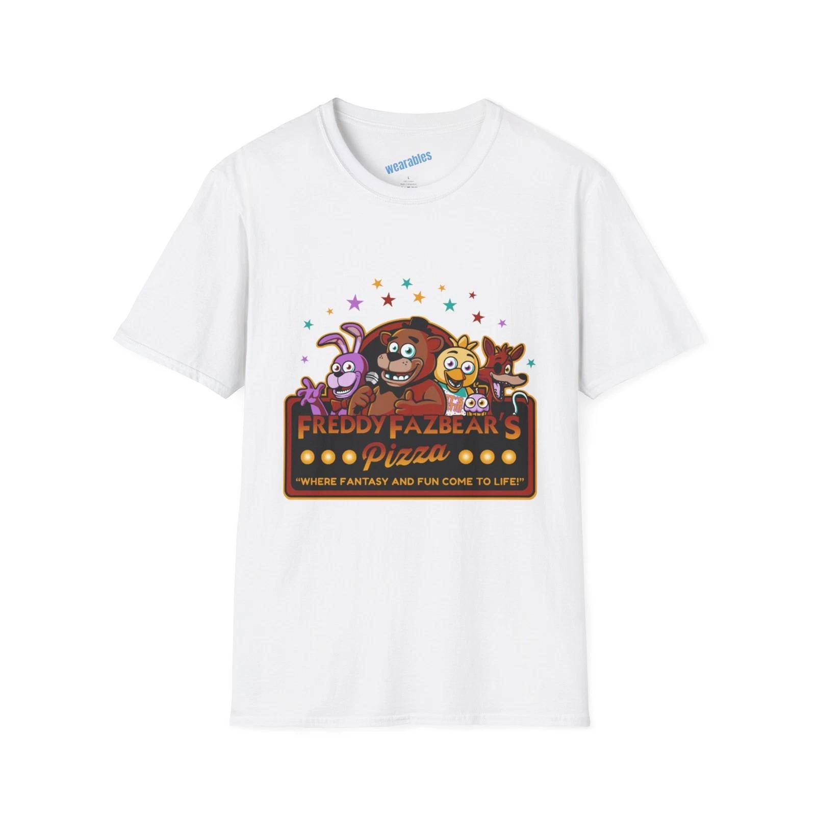 Five Nights at Freddy s T-Shirt | FNAF Horror Game Tee XL