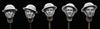 ARPA Productions WW2 British Commonwealth Mark II Helmeted Head Set of 5 Resin Kits ARPAH35016 1/35 (Human)