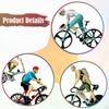 4 Pieces 1:87 Model Mini Figure Dioramas Miniature Character Tiny People for Fairy Garden
