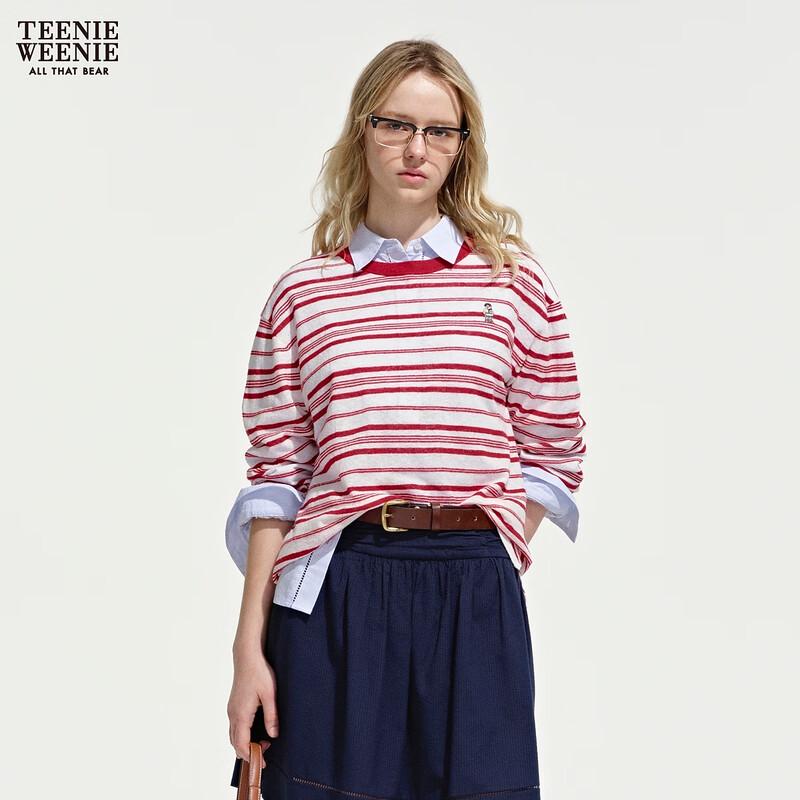 Teenie Weenie Women s Striped Sailor Style Knitted Sweater M