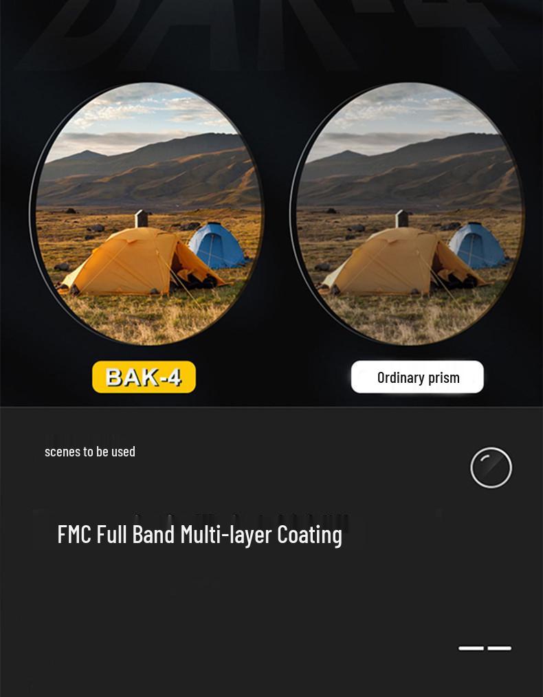 HD 10-30x60 Zoom Binoculars with Large Objective Lens for High Magnification Outdoor Viewing