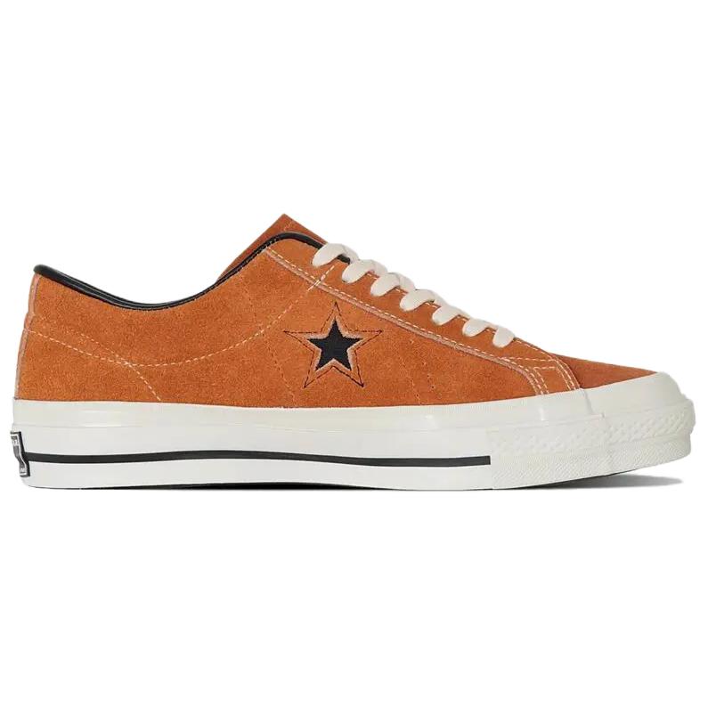 Converse One Star J Vtg Comfortable Versatile Non-Slip Durable Low-Top Skate Shoes Unisex Sneakers Orange 35200750