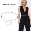 Water Diamond Embellished Womens Chain Belt For Summer Fashion Accessories