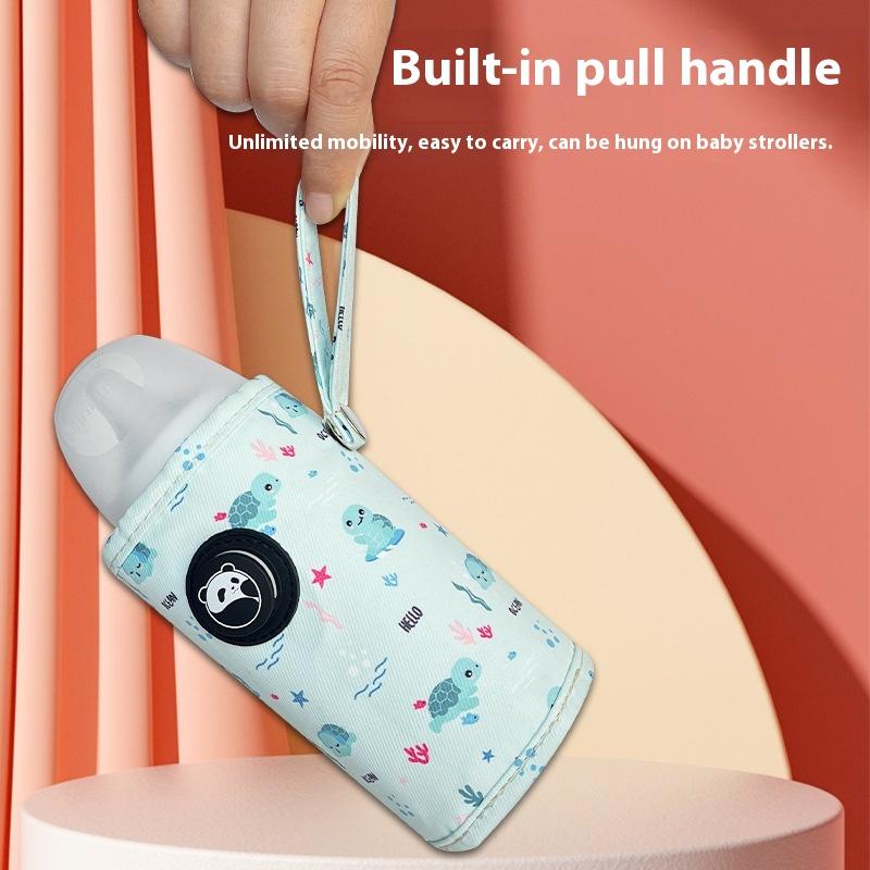 USB car bottle insulation cover portable milk thermostat outdoor constant temperature heating milk bottle insulation cover
