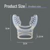 WEZHO Transparent Liquid Silicone Diving Snorkel Mouthpiece