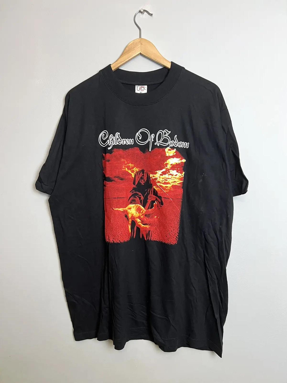 Rare Vintage 90s Children Of Bodom Death Metal Tour Band Tee Unisex T-Shirt S