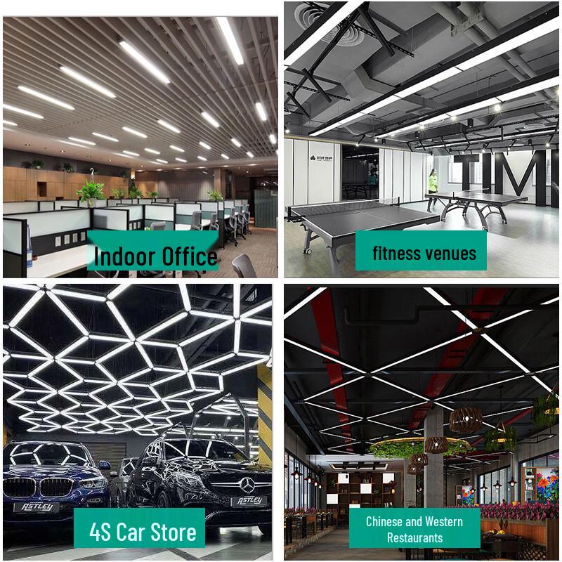 Modular LED Office Linear Pendant Light