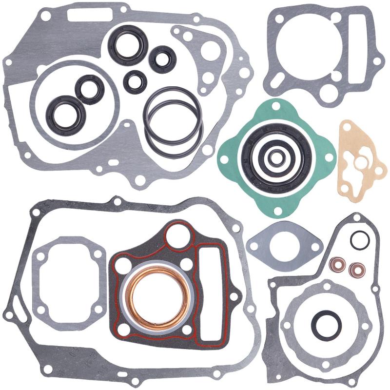 110 125cc Motorcycle Cylinder Piston Gasket Kit Horizontal Engine Sealing Set Durable Heat Resistant for Mini Moto Repair Workshop
