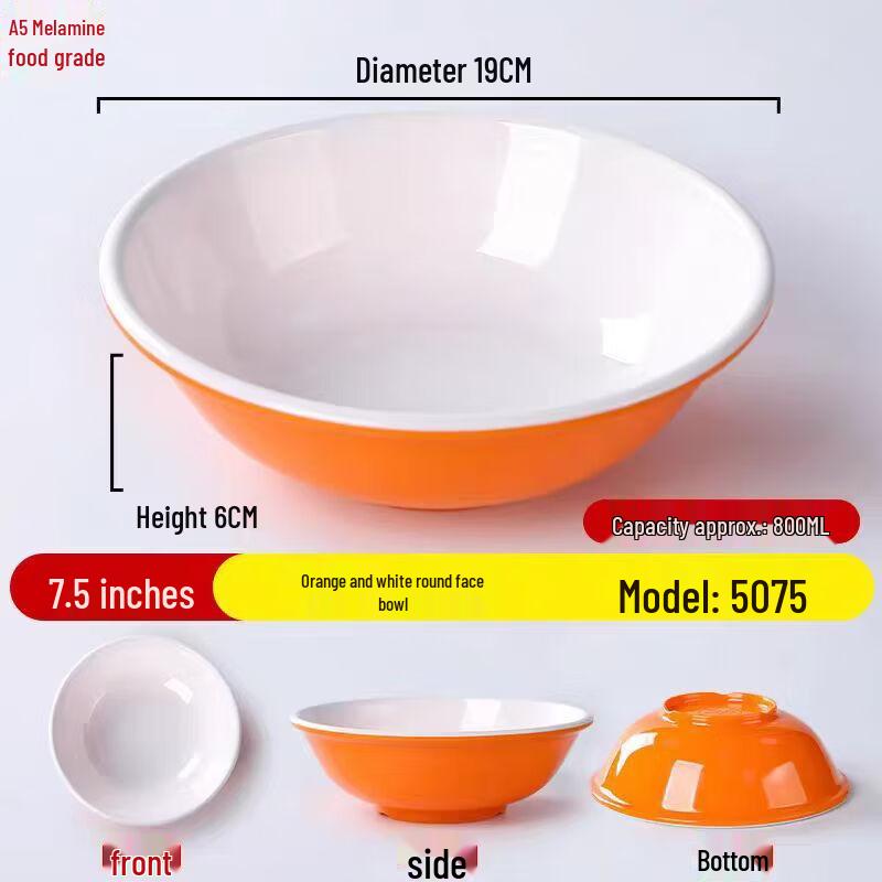 Bozhen Artisan Chef Melamine Imitation Porcelain Bowl