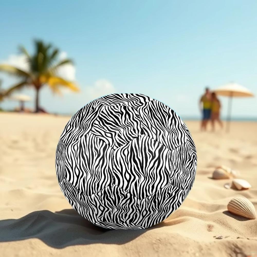 Animal Pattern Indoor Size 5 Soccer Ball Colorful Machine Stitched PVC Competition Ready Durable High-Bounce