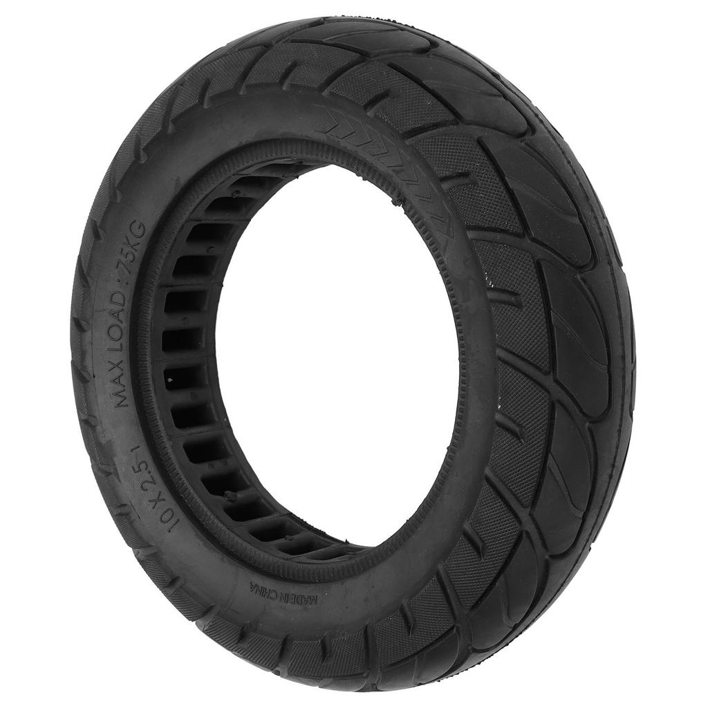 10X2.5 Electric Scooter Solid Wheel Rubber Beehive Design Shock Absorbing Anti Slip Explosion Proof Electric Scooter