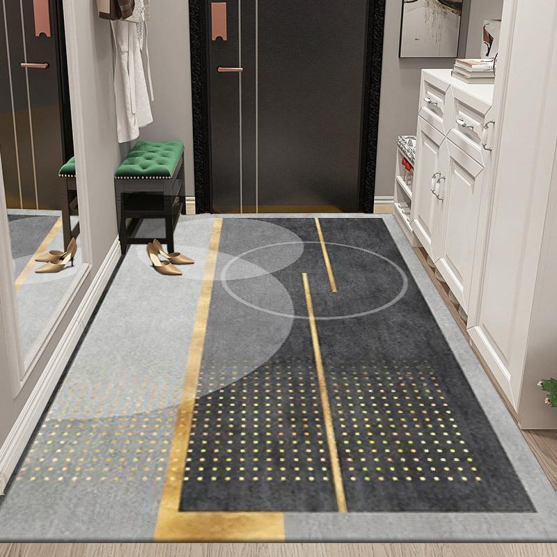Home Floor Mat Entrance Carpet Bedroom Bedside Easy To Maintain Living Room Bathroom Simple Foot Mat