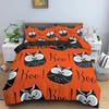 Halloween Decorations Duvet Cover Twin Cartoon Pumpkin Comforter Cover Lantern Ghost Quilt Cover Kids Boys Girls Holiday Gifts
