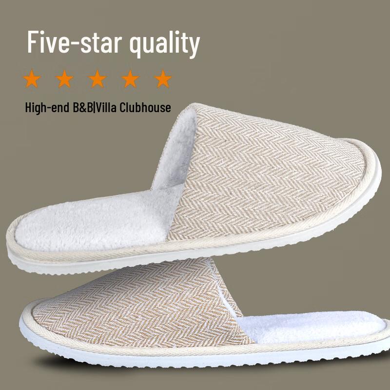 Xihuan Hotel & Home Non-slip Cotton Disposable Slippers