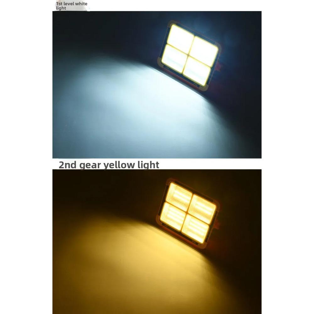 Super Bright Solar Handheld Spotlight - High Power Rechargeable LED Lantern for Outdoor Camping Garden - IP67 Waterproof