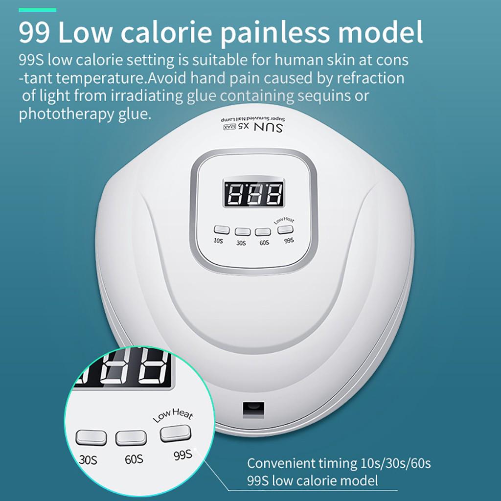 LED UV Nail Gel Curing Lamp 120W Light Nail Gel Polish Dryer  Machine