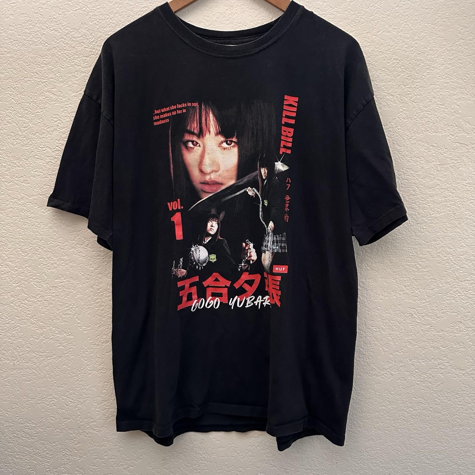 New XL Gogo Yubari T-shirt Huf Quentin Tarantino Movie Kill Bill Vol. 1 XL