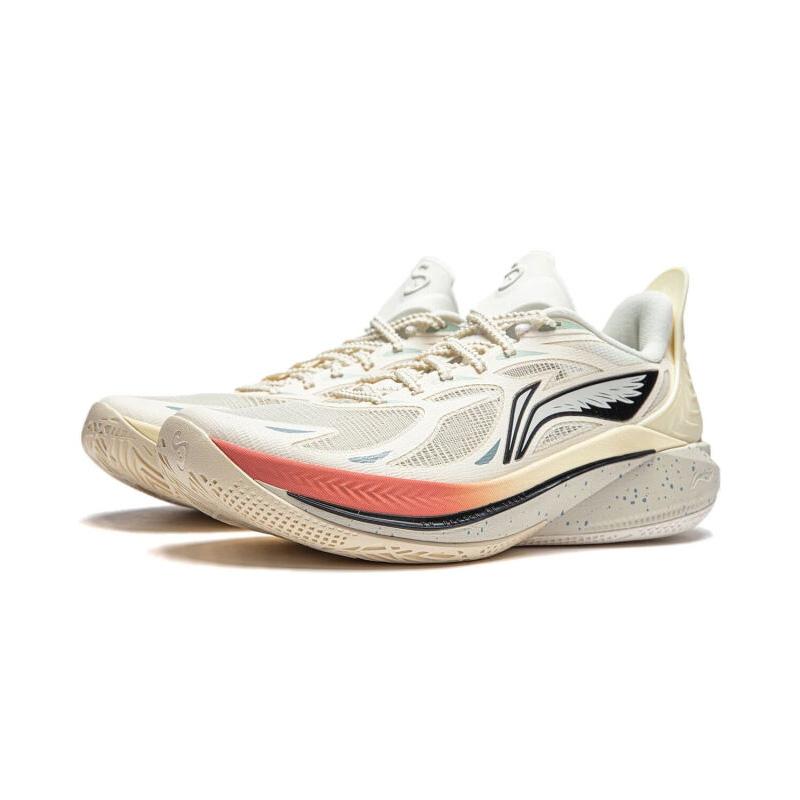 Li Ning SONIC 12 Basketball Shoes Men's Low top Beige ABAI019/_20240728172051