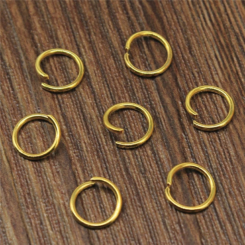 5 Colors 6 Sizes Jump Rings Open Connectors For Jewelry Making Components