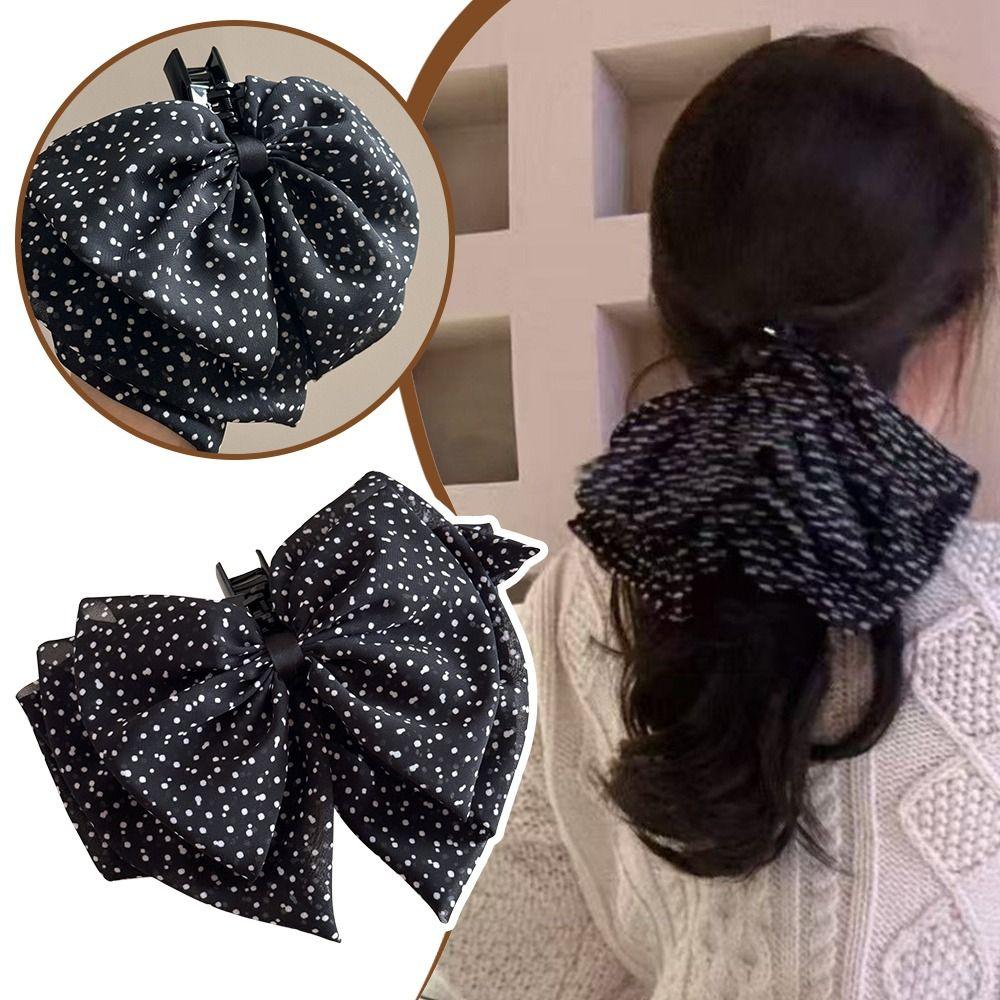 Hair Accessories Hair Claw Clip Chiffon Shinning Clip New Fashion Hair Ribbons Gifts