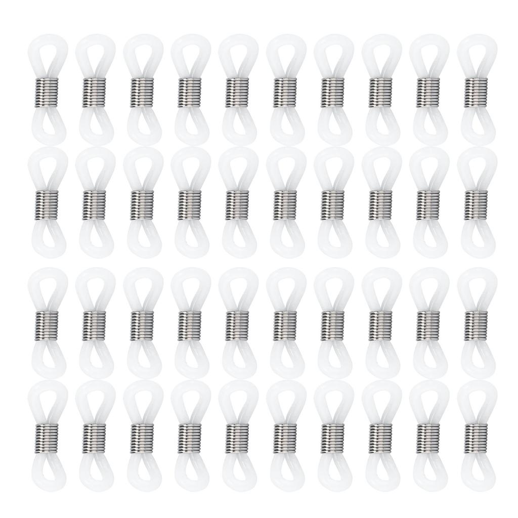 40Pcs Eyeglass Chain Ends Adjustable Comfortable Durable Holder Chain for Eyeglass Sunglasses