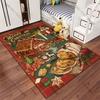 Festive Christmas treats decorations carpet Yoga living room room decor children's crawling mat doormat area rug