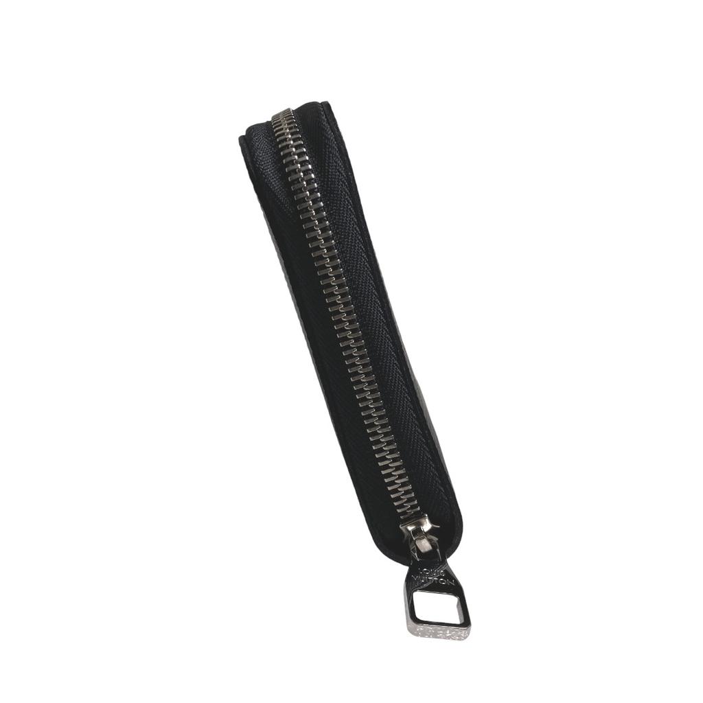 Louis Vuitton Zippy Organizer M60632 Long Wallet Purse Epi Leather Noir Black Used