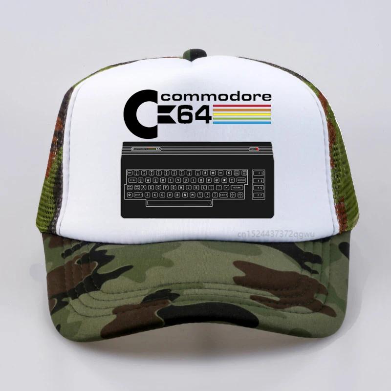 Commodore 64 Baseball Cap Summer Unisex Women Casual Sun Hats Fashion Mesh Adjustable Snapback Hat Gorras