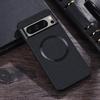Coque Google Pixel 6/7/8 à Texture Tissu Magnétique Couverture Complète – Couleur Unie
