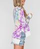 Autumn Plus Size Women's Tie-Dye Gradient Round Neck Long Sleeve Hoodie
