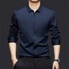 Men's Solid Color Long Sleeve Button Down Shirt Casual Slim Fit Turndown Collar Shirt