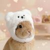 Schönes Zubehör Niedliche Haustier-Kopfbedeckung Plüsch Elastisch Warm Katzenkopfabdeckung Weicher Gehörschutz Haustierkostüm Feiertags-Foto-Requisite