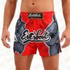 Mens Quick-Dry Muay Thai Shorts With Print Design Boxing Martial Arts Training Competition