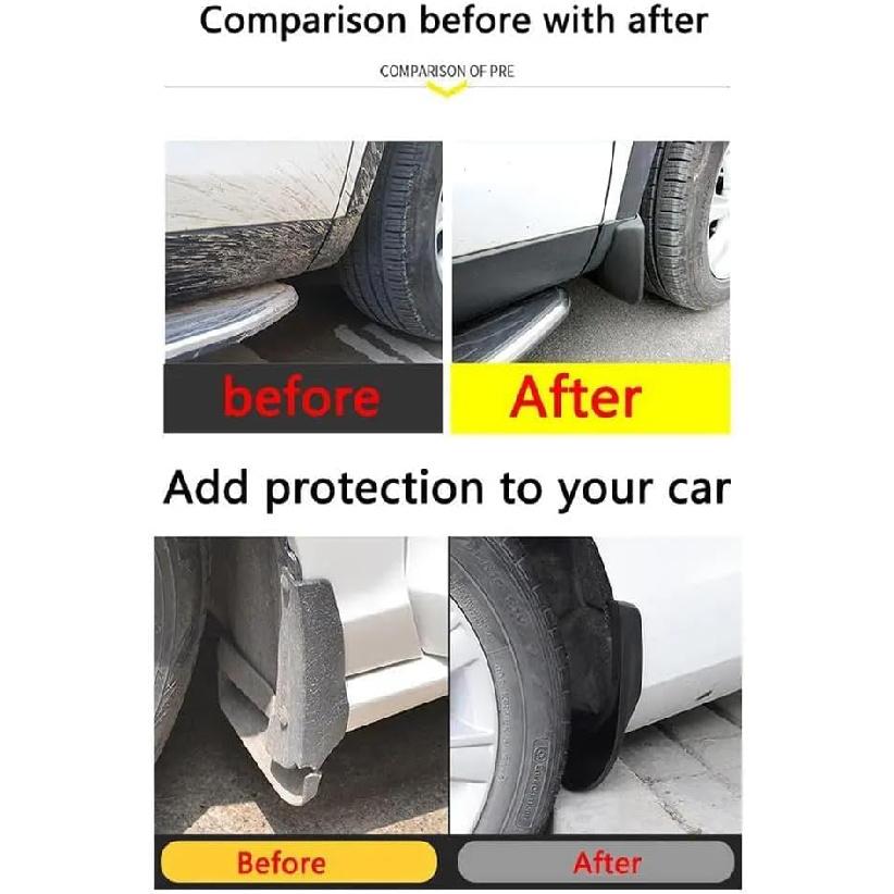 4 Pcs Car Mud Flaps for BMW X6 G06 2020 2021 2022 2023 2024 Front Rear Splash Fender Guard Wheel Mudflaps Waterproof Splashproof,External Protection