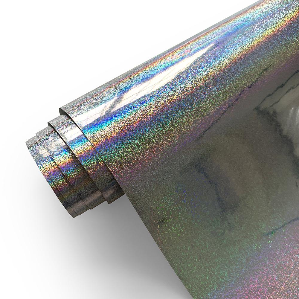 

Laser Flash Point Vinyl Plating Car Stickers Waterproof Self-adhesive DIY Decoration Car Wrap Foil Sticker for Car Motorcycle 10cmx150cm серебряный