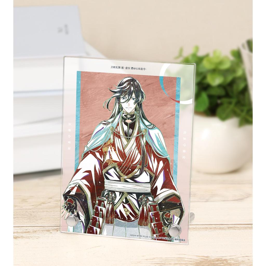 Anime Ranbu Kai Kyoden Burning Izuminokami Kanesada Touken Ranbu Kai Kyoden Burning Honnoji Ani Art 2nd Edition A6 Acrylic Panel "Touken Honnoji"