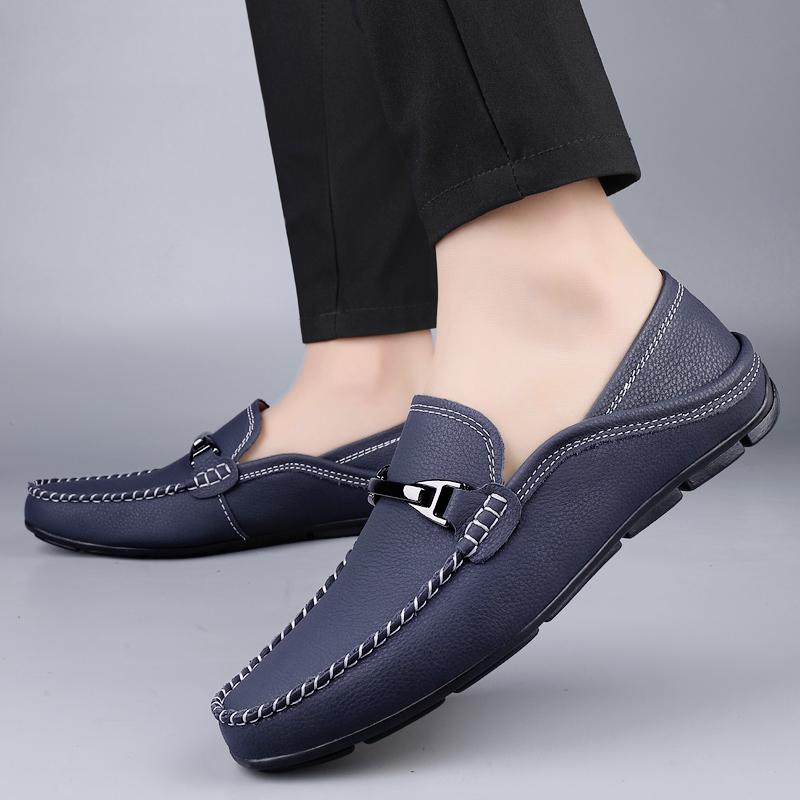 Luxusmarken Slipper Mode Spitzschuhe Herren Slipper Offiziell Hochzeit Hochzeitsschuhe Party Ballerinas Marineblaue Slipper Herren Schwarz