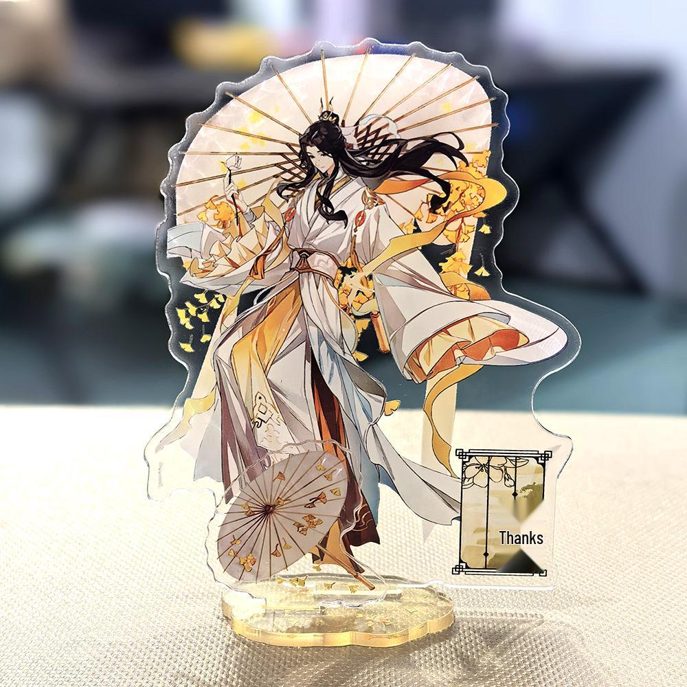 Heaven Official's Blessing Acrylic Standee: Xie Lian & Hua Cheng Umbrella-Holding Display
