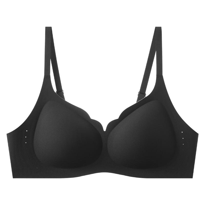Big Orange Secret French Deep V Bra Thin Anti-Sagging Breast Bra S