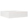 Plant Pot White 90x90x23 Cm Solid Pine Wood