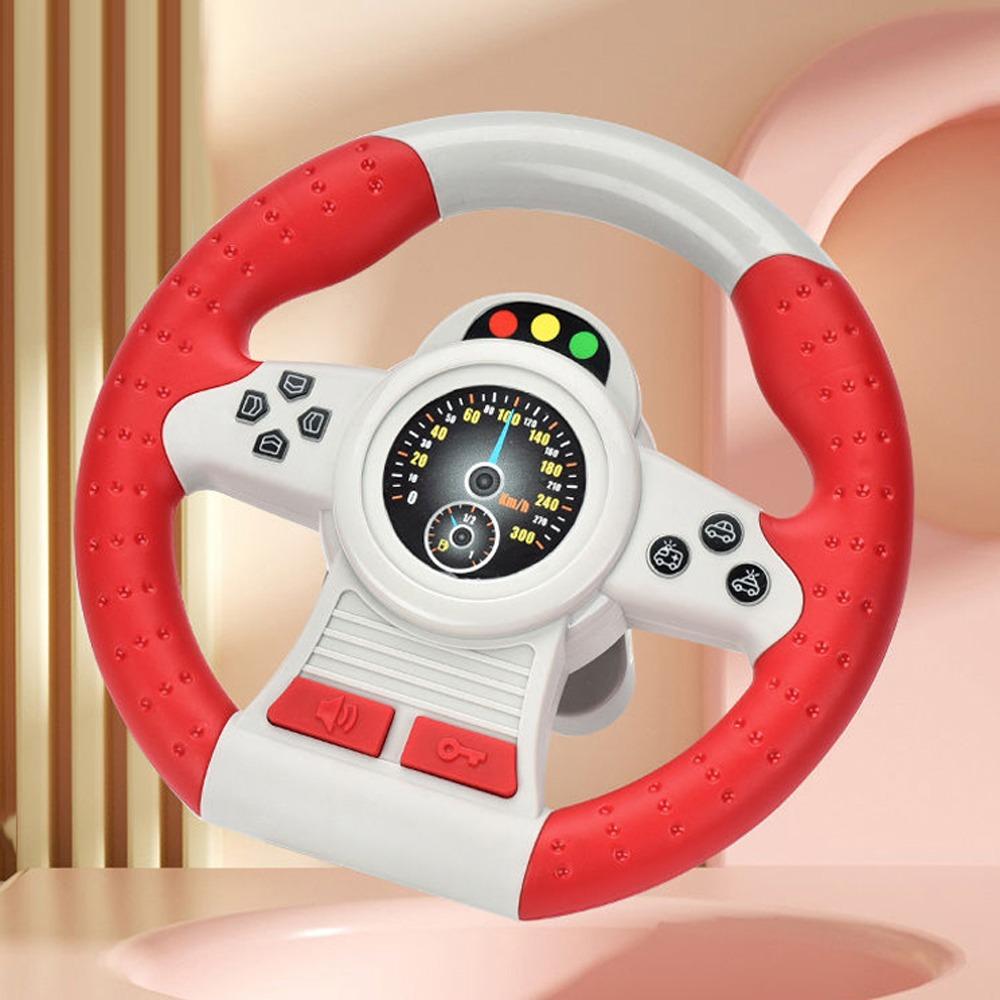 360 ° Rotation Simulation Steering Wheel Toys Montessori Simulate Driving Car Toy  Outdoor Toys