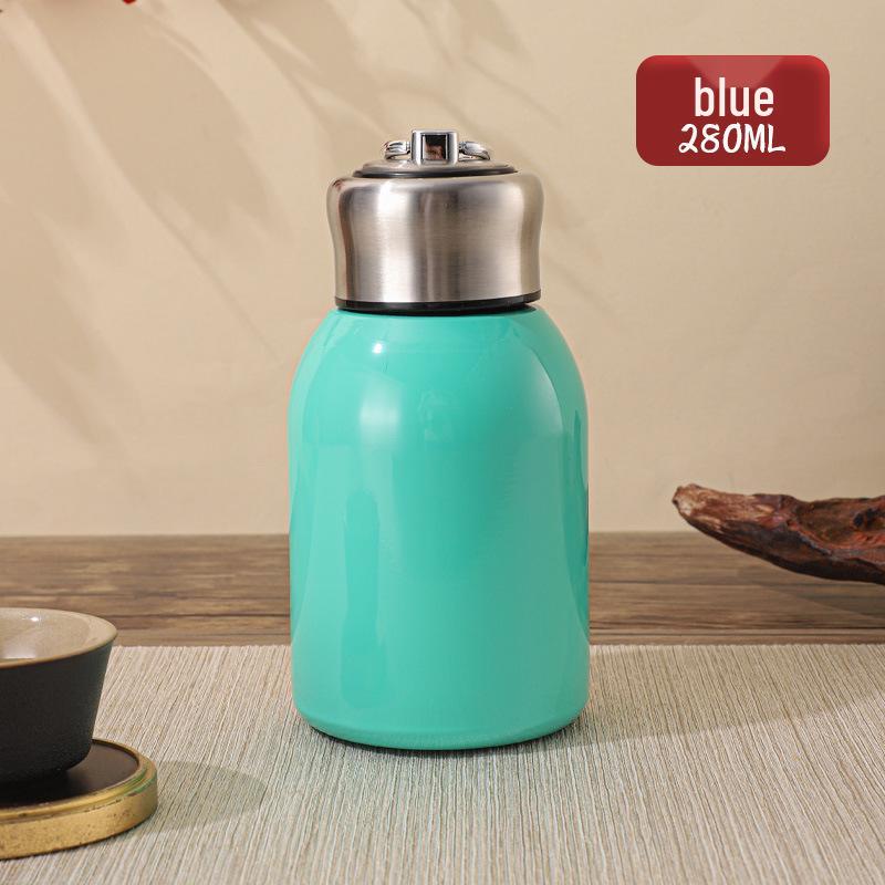 Compact Trendy Insulated Cup with Pull Ring - Convenient, Pocket-Friendly, and Stylish for Students On-the-Go