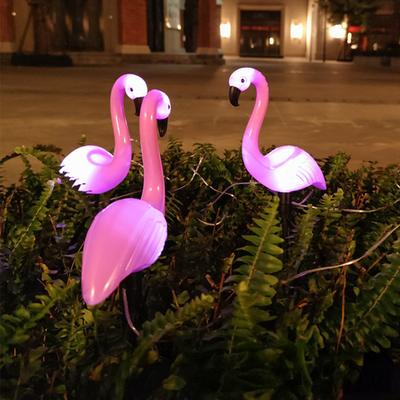 1/3 Stück Flamingo Solarleuchten Automatisches Aufladen IP65 Wasserdicht Einfach zu installieren Landschaftssolarleuchten Außengartendekorationen